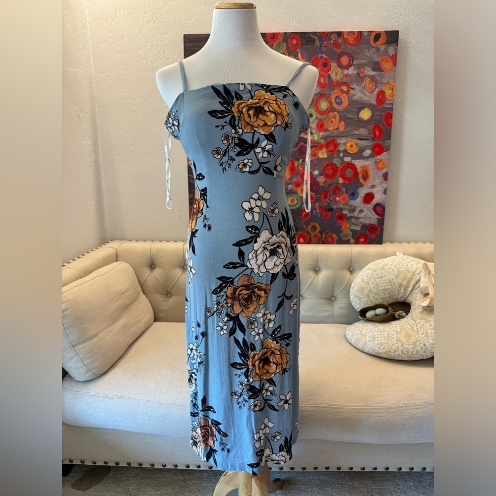 MinkPink Floral Midi Slip Dress XS